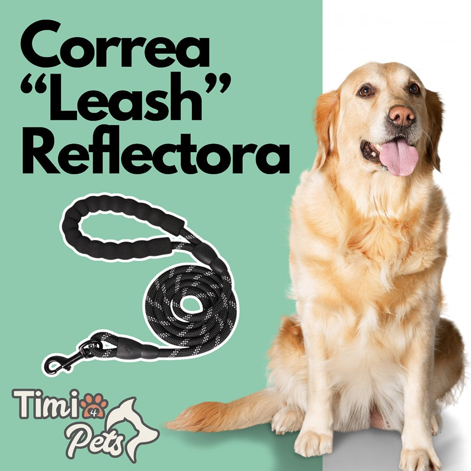 Correa "Leash" Reflectora